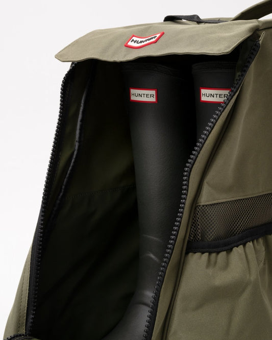 Hunter Westray Tall Bootbag - Deep Lichen Green