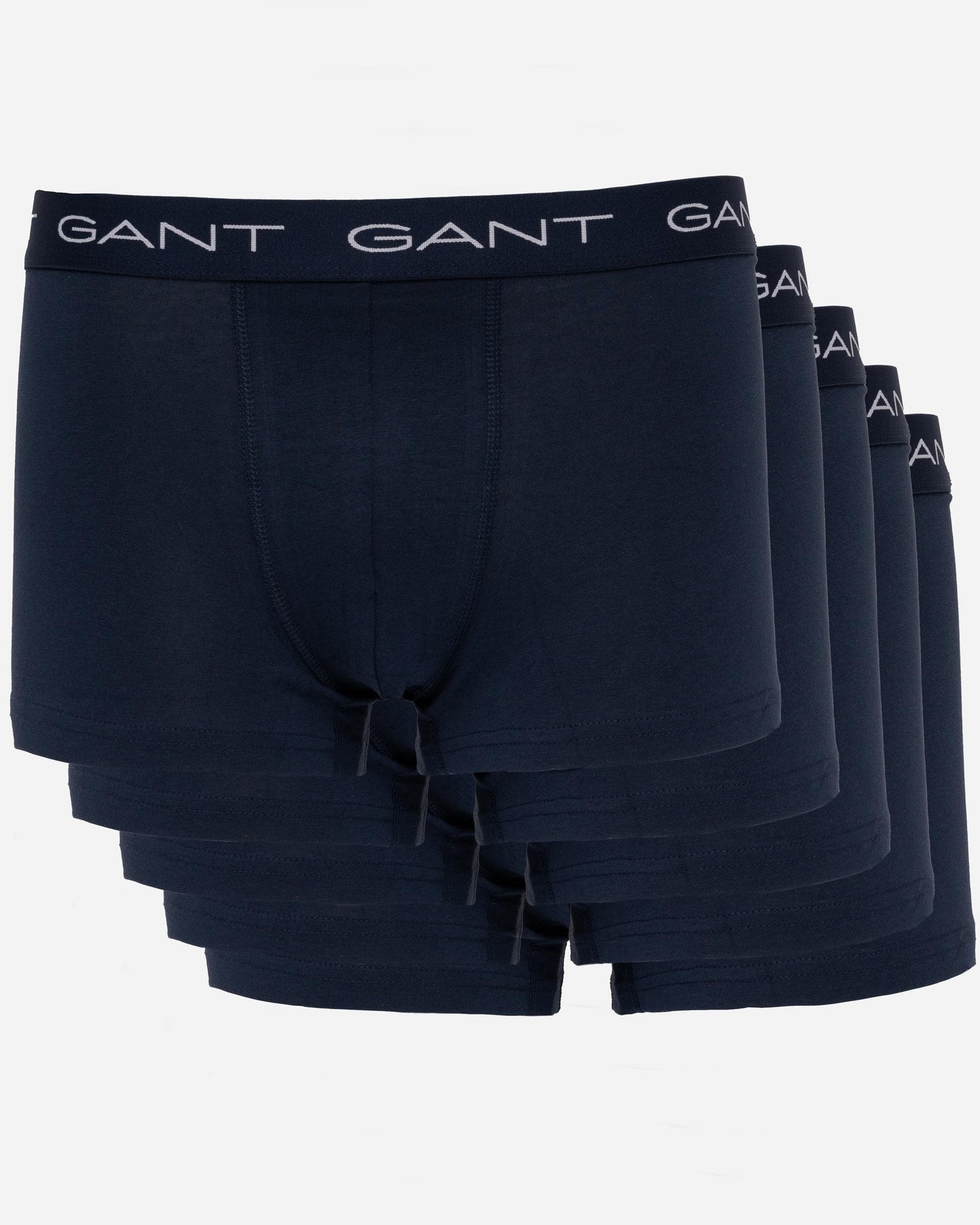 GANT Mens Slim Fit Stretch Cotton Jersey Trunks 5-Pack