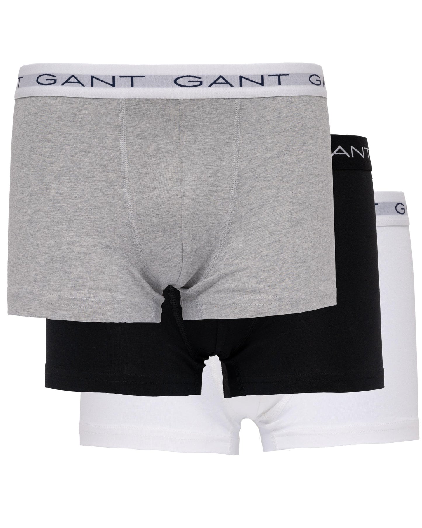GANT Mens Slim Fit Cotton Jersey Trunks 3-Pack