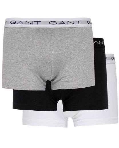 GANT Mens Slim Fit Cotton Jersey Trunks 3-Pack