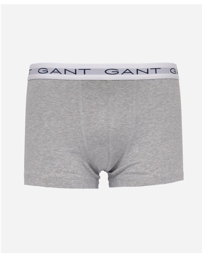 GANT Mens Slim Fit Cotton Jersey Trunks 3-Pack - 94 Light Grey Melange