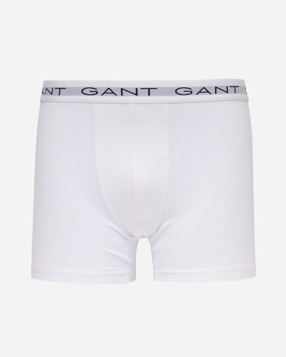 GANT Mens Slim Fit Cotton Jersey Boxer Briefs 3-Pack - 110 White