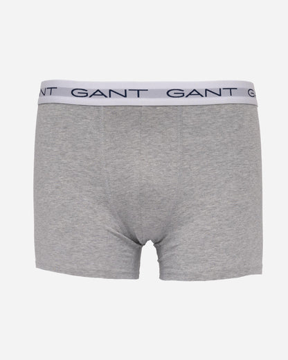GANT Mens Slim Fit Cotton Jersey Boxer Briefs 3-Pack - 94 Light Grey Melange