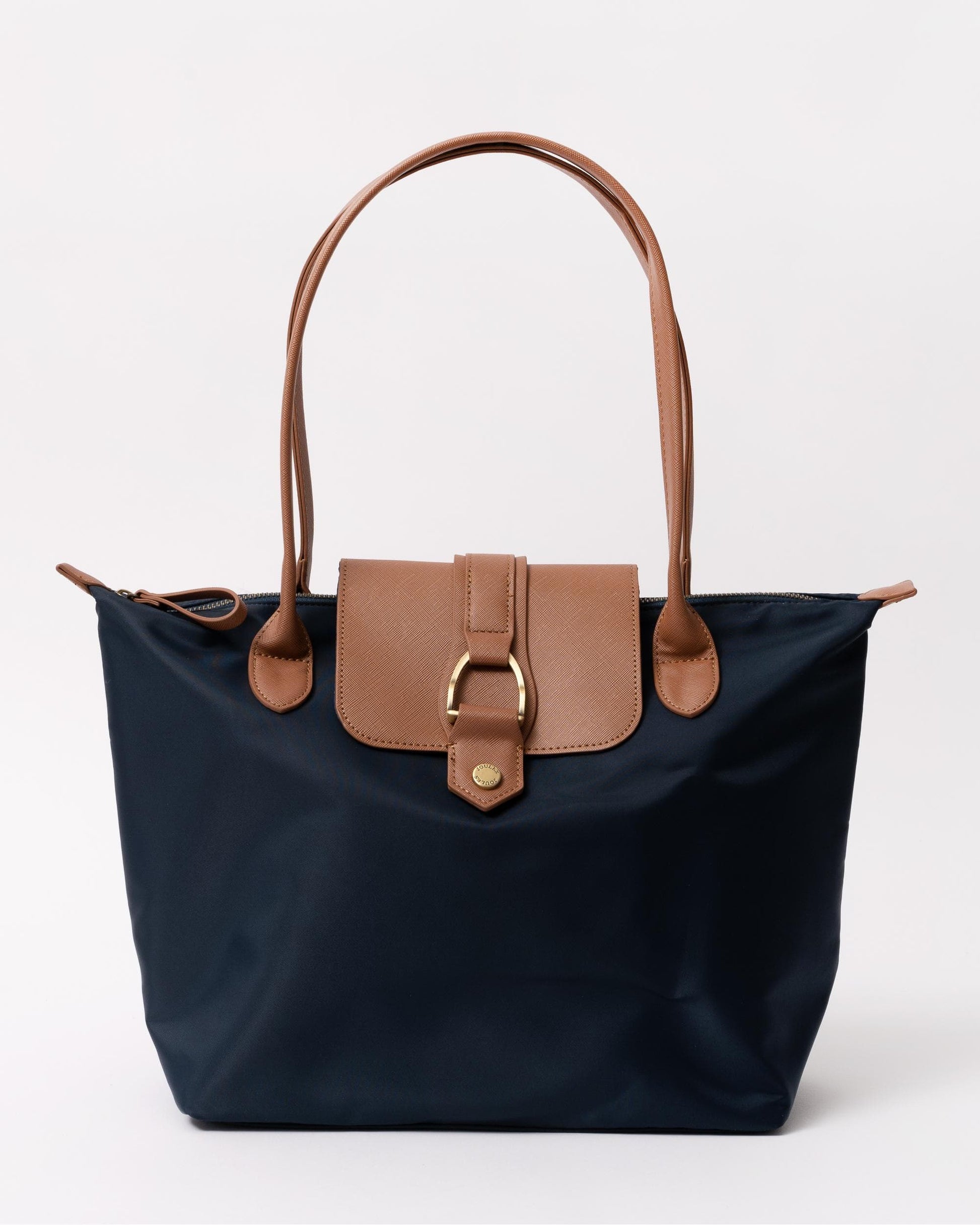 Joules Edie Womens Nylon Tote Bag - Navy - CHO - Designer Womens Bags