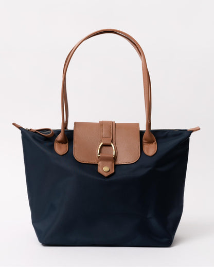 Joules Edie Womens Nylon Tote Bag - Navy - CHO - Designer Womens Bags