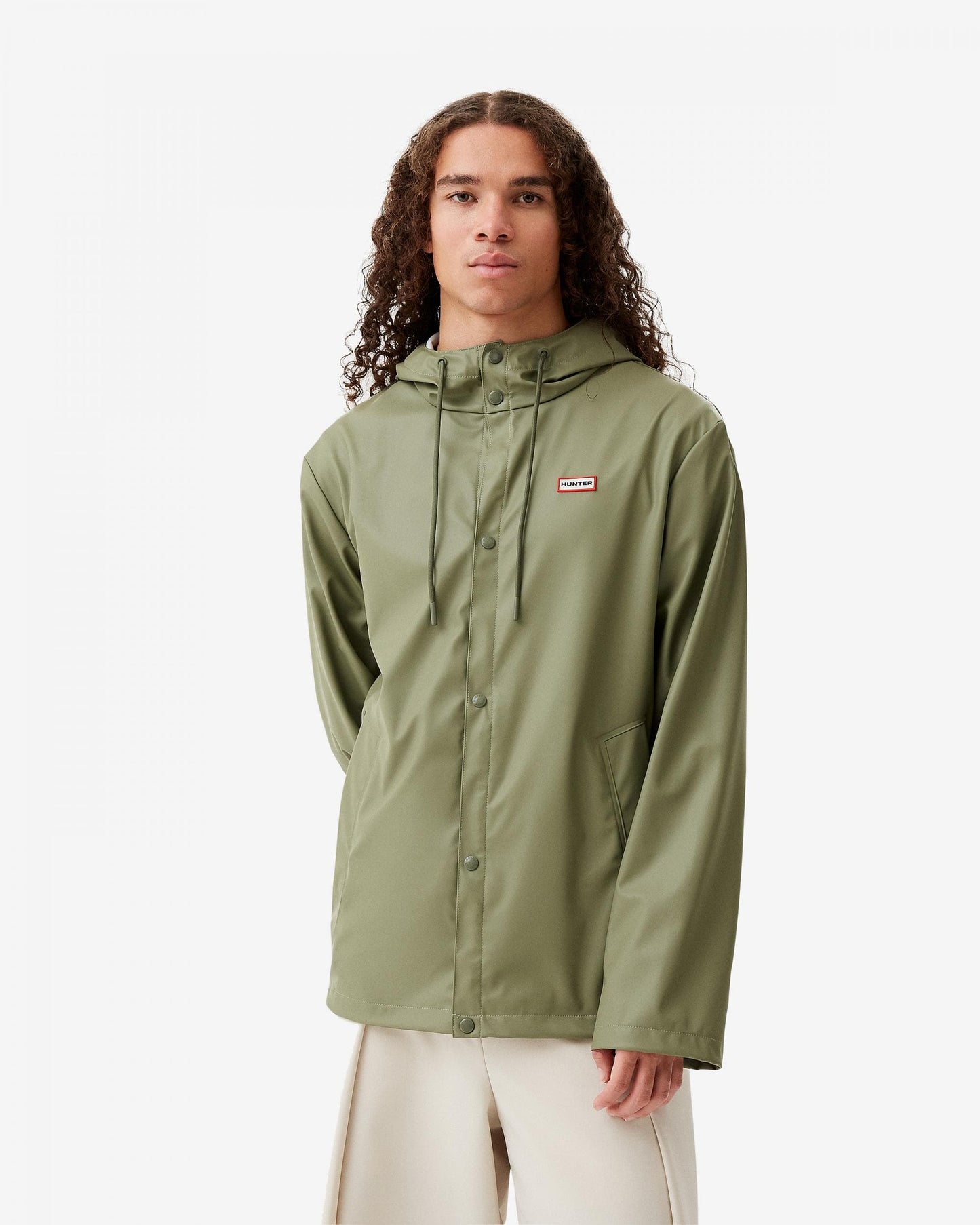 Hunter Izzy Unisex Hooded Jacket - Deep Lichen Green