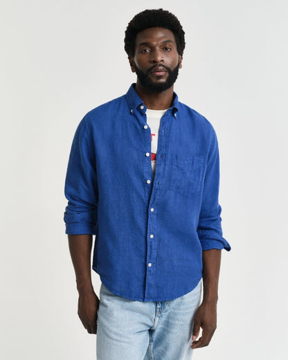 GANT Mens Regular Garment Dyed Linen Shirt