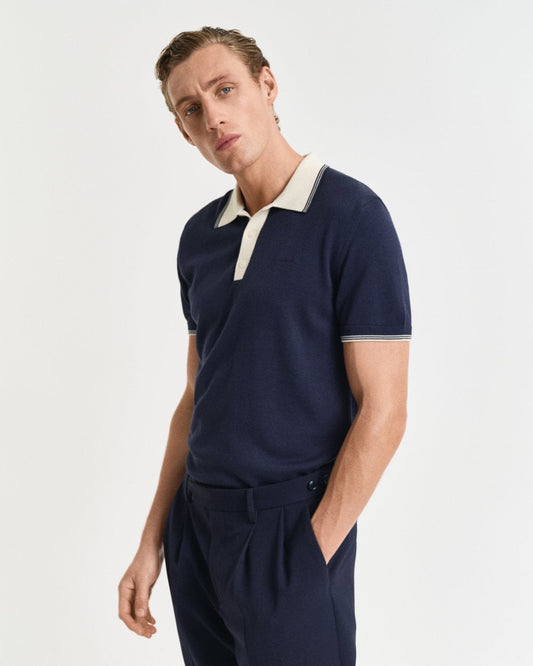 GANT GANT Mens Modal Blend Short Sleeve Polo