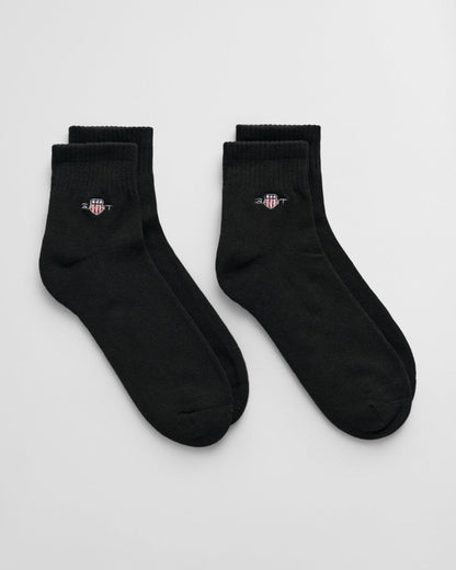 GANT Mens Shield Ankle Sport Socks 2-Pack