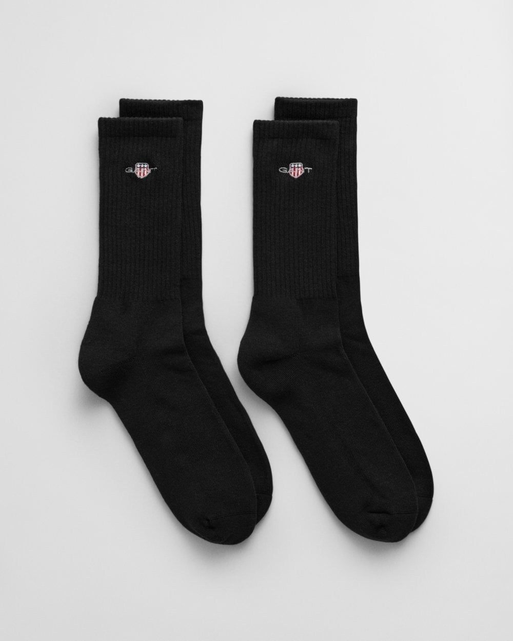 GANT Mens Shield Sport Socks 2-Pack - 5 Black