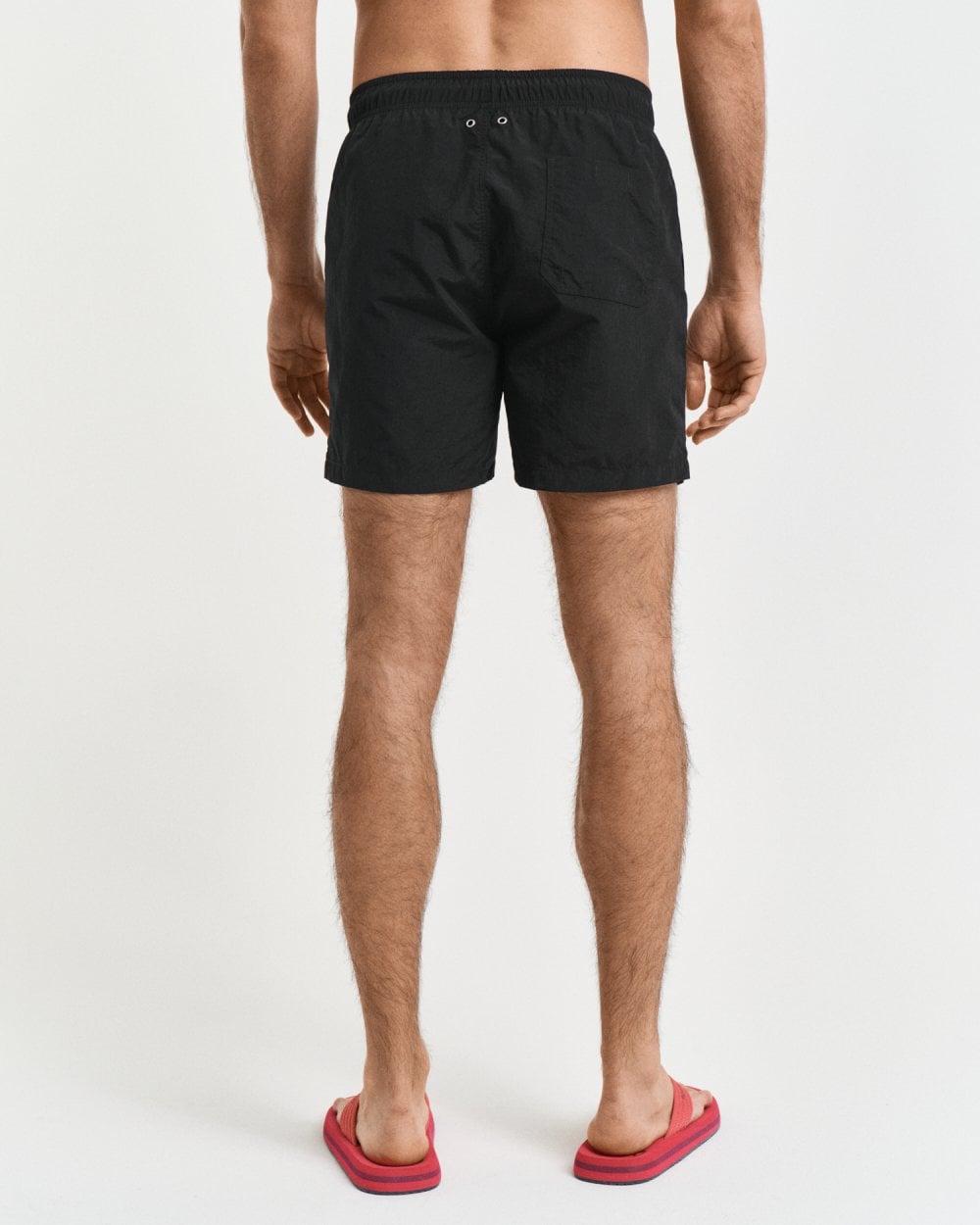 GANT Mens Swim Shorts with Embroidered Shield Logo - 5 Black