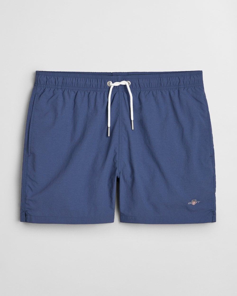 GANT Mens Swim Shorts with Embroidered Shield Logo - 401 Dusty Navy