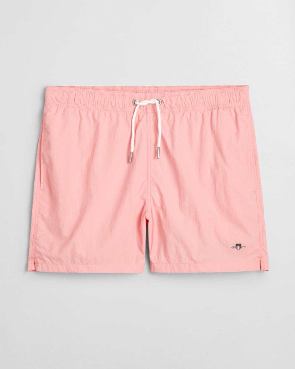 GANT Mens Swim Shorts with Embroidered Shield Logo - 627 Geranium Pink