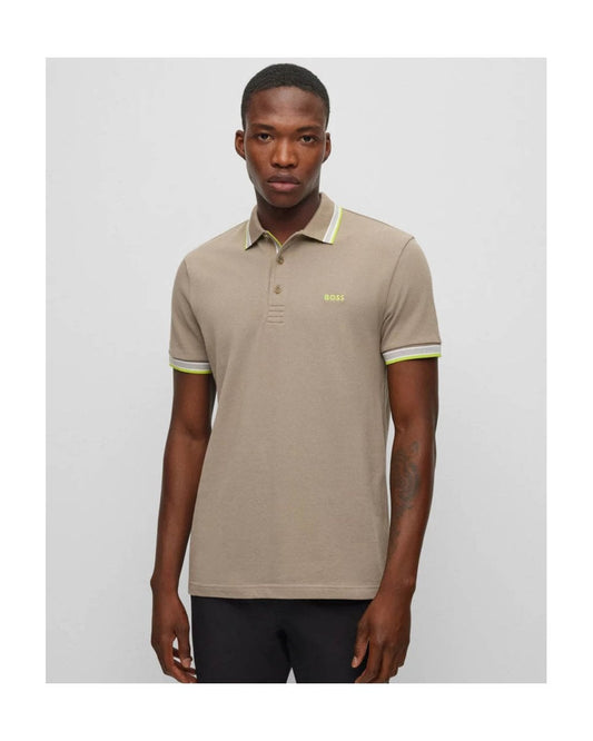 BOSS Green BOSS Green Paddy Mens Contrast Tipped Polo