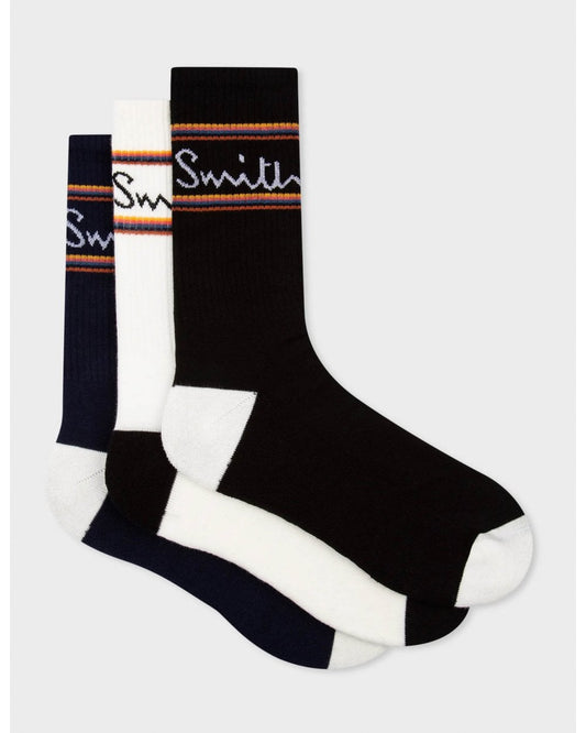 Paul Smith Paul Smith 3-Pack Mens Sports Socks