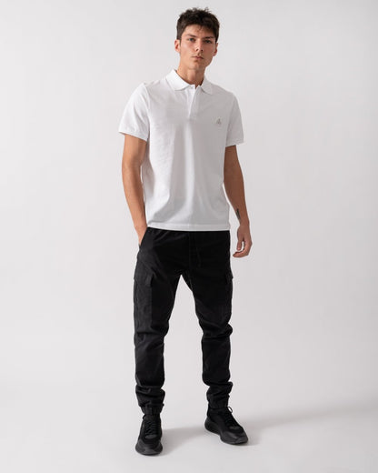 Moose Knuckles Everett Mens Polo Shirt - White 160