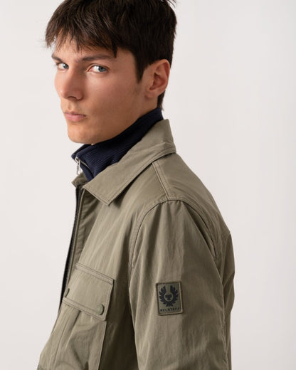 Belstaff Drome Mens Overshirt - Surplus Green