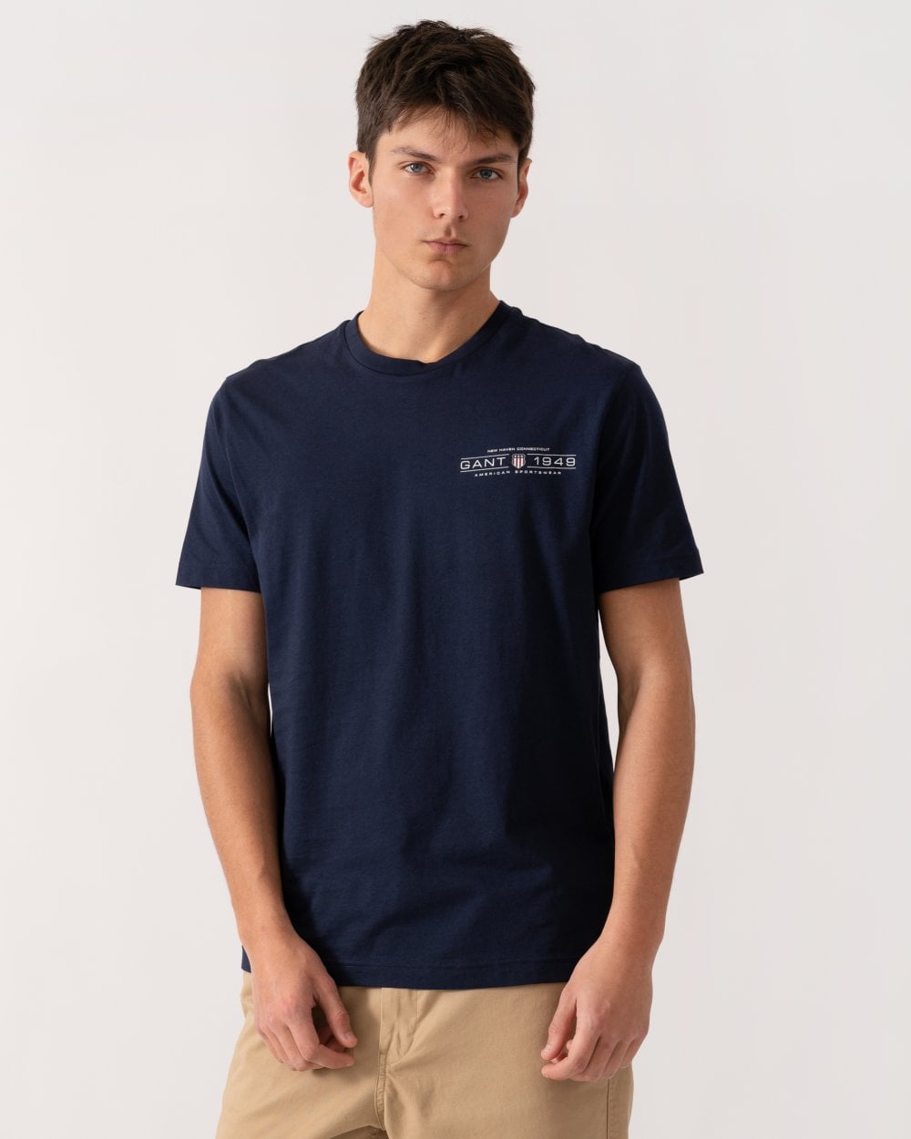 GANT Mens Short Sleeve Printed Graphic T-Shirt