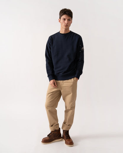 Moose Knuckles Hartsfield Mens Crew Neck Sweatshirt - Navy 833