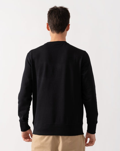 GANT Mens Graphic Crew Neck Sweatshirt - 5 Black