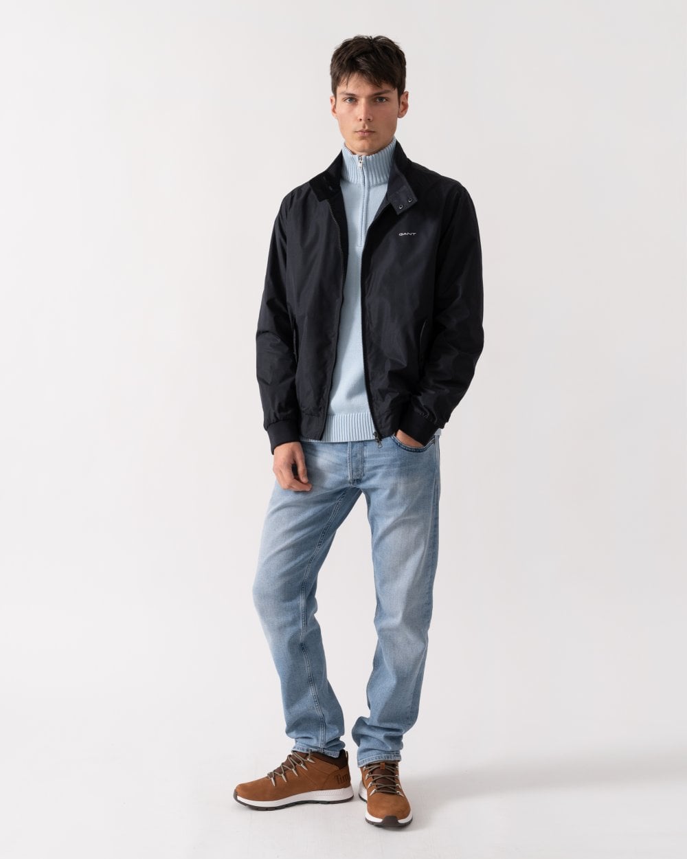GANT Mens Lightweight Harrington Jacket - 5 Black