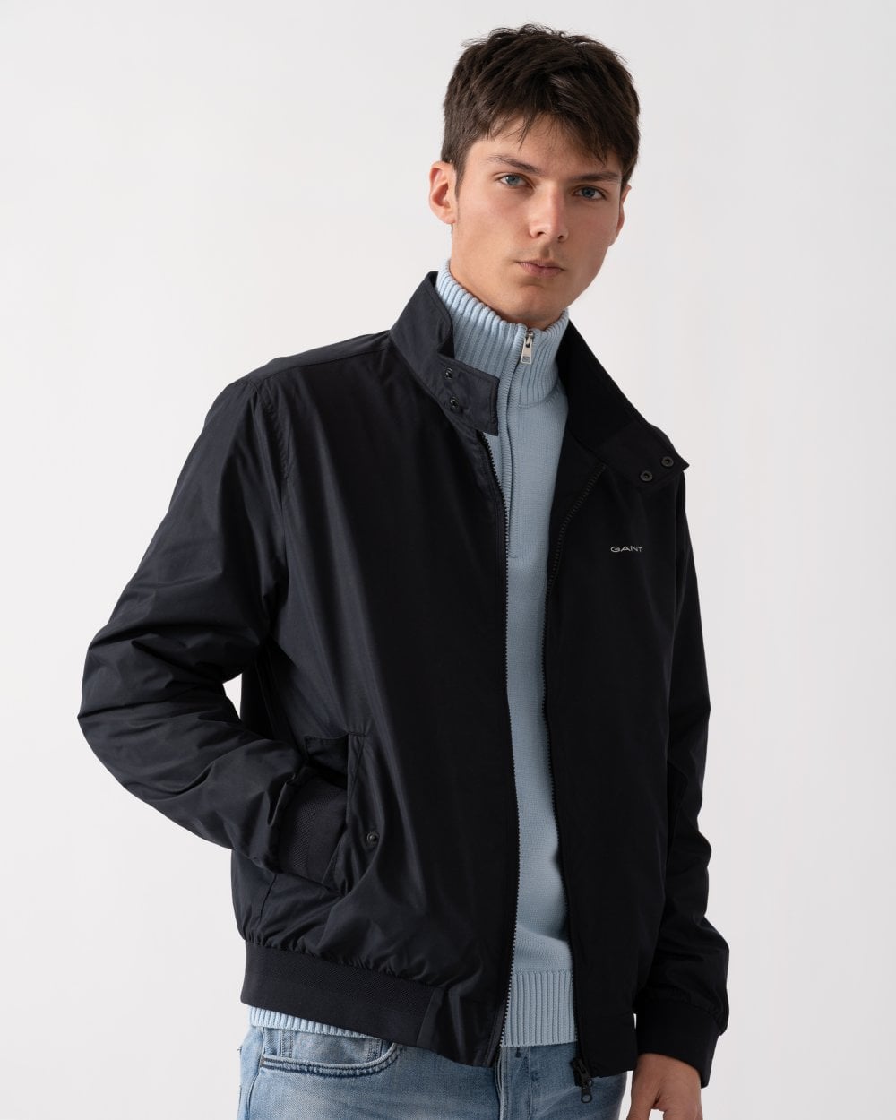 GANT Mens Lightweight Harrington Jacket - 5 Black
