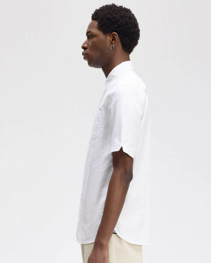 Fred Perry Mens Oxford Shirt NOS - White 100