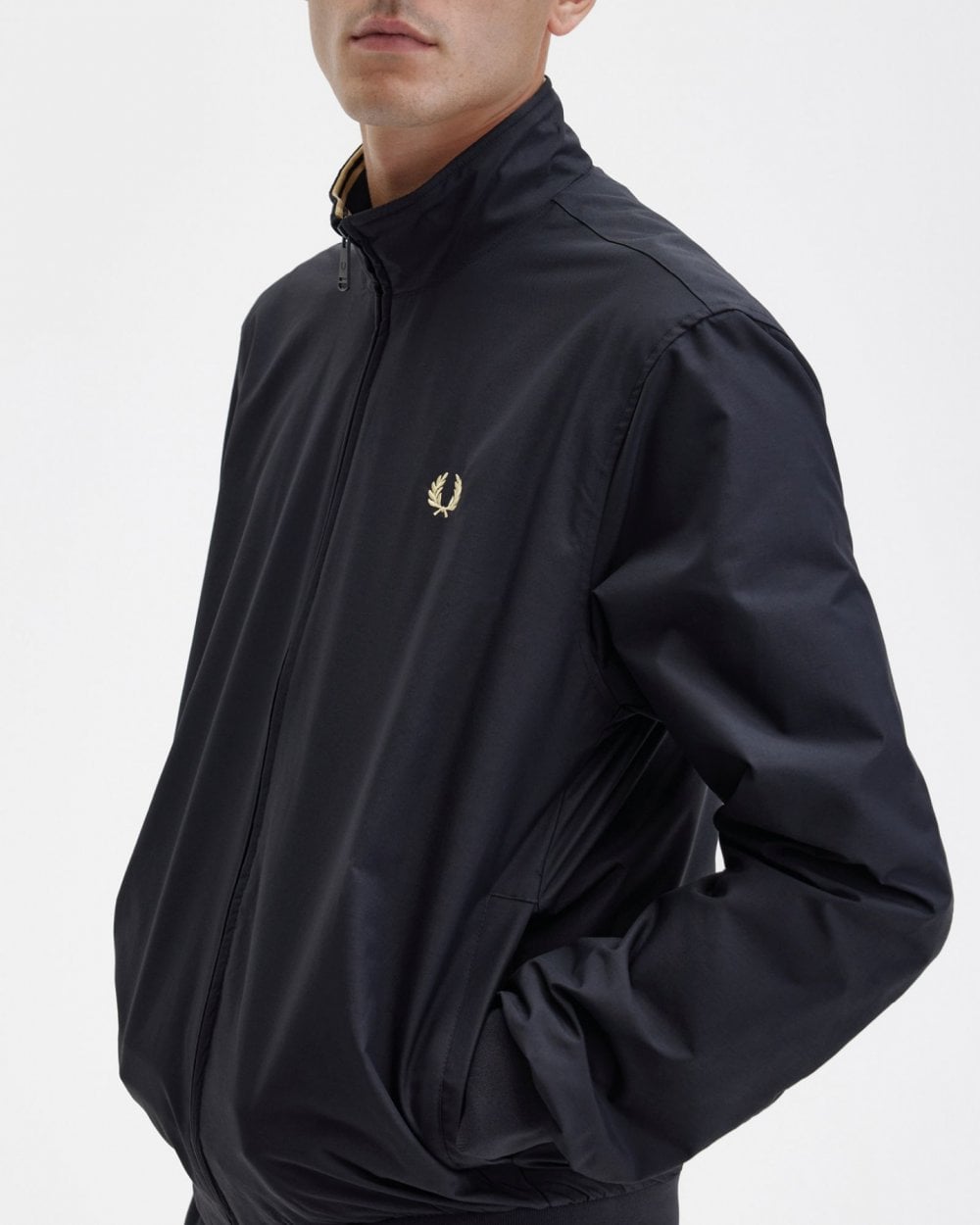 Fred Perry Mens Brentham Jacket - Black 102