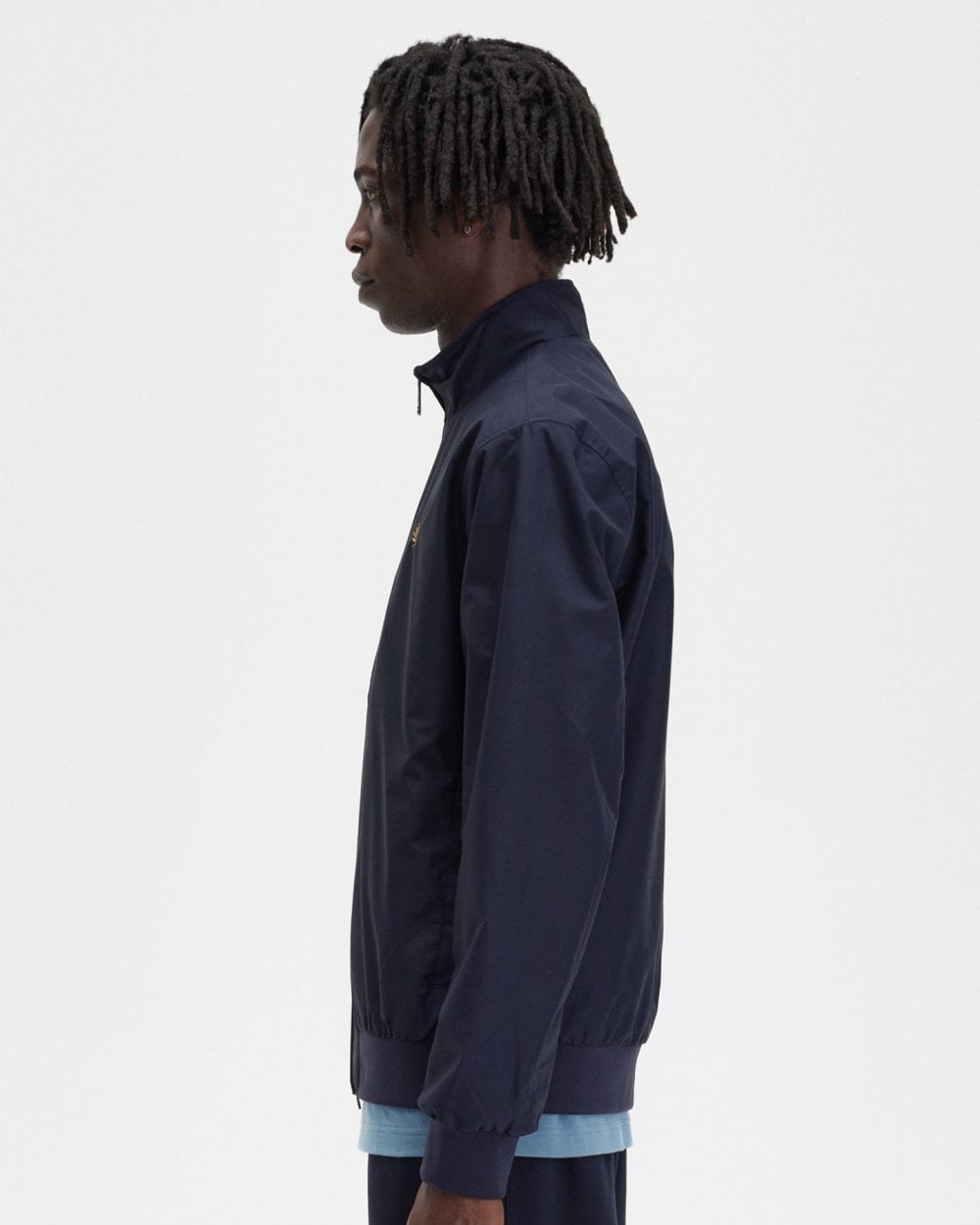Fred Perry Mens Brentham Jacket - Navy 608