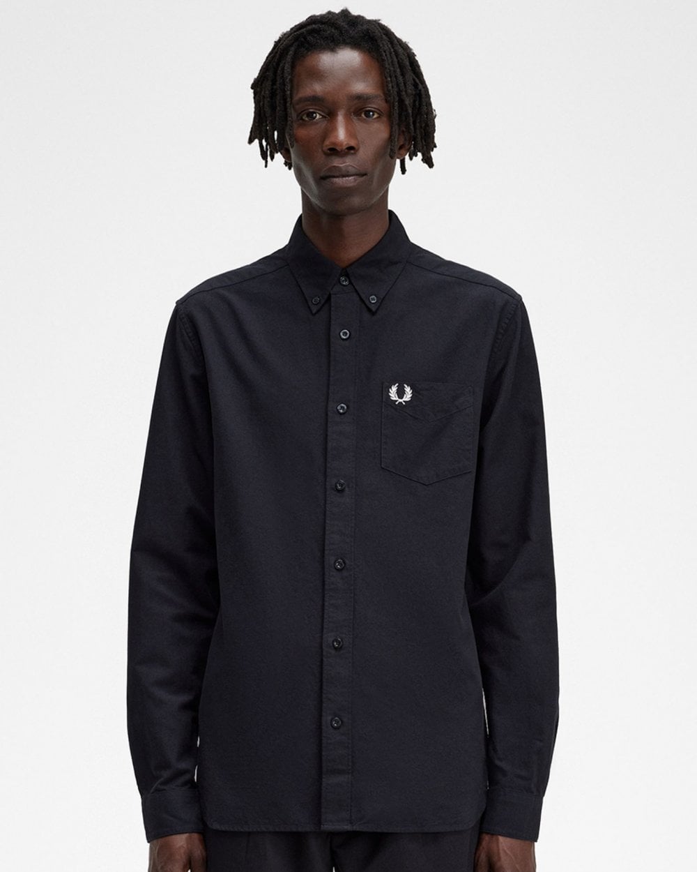 Fred Perry Mens Long Sleeve Oxford Shirt