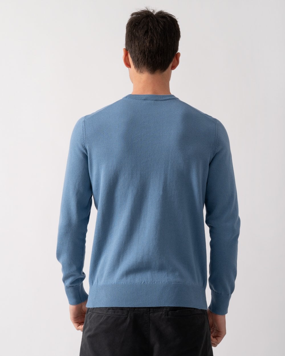 BOSS Orange Kanovano Mens Crew Neck Jumper - Open Blue 462