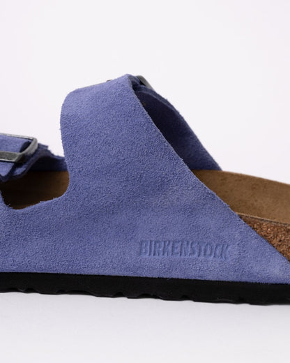 Birkenstock Arizona Suede Leather Womens Sandals - Purple Dusk