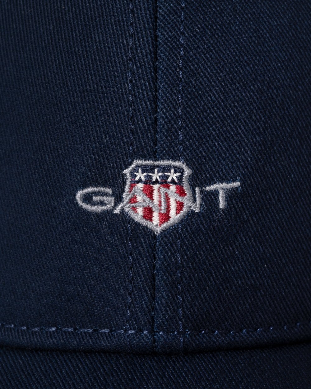 GANT Mens High Shield Cotton Twill Cap - 410 Marine