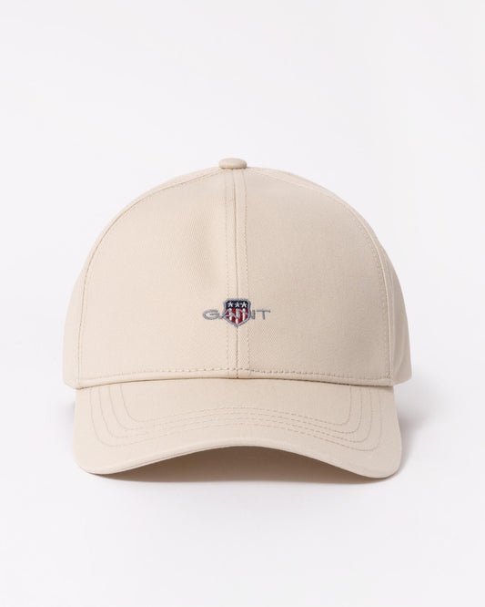 GANT Mens High Shield Cotton Twill Cap - 34 Putty