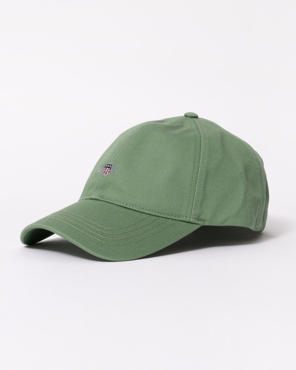 GANT Mens Shield Cotton Twill Cap - 362 Kalamata Green
