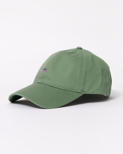 GANT Mens Shield Cotton Twill Cap - 362 Kalamata Green