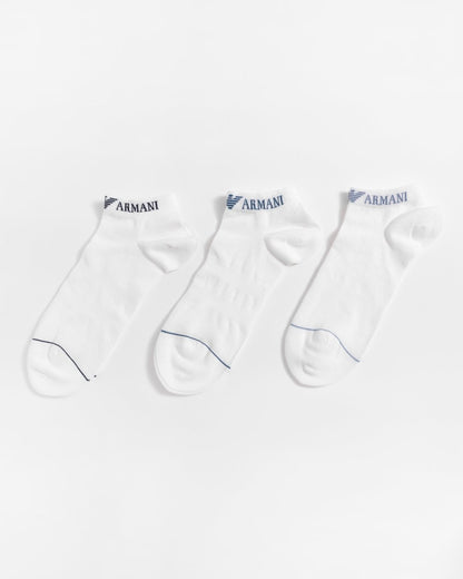 Emporio Armani 3 Pack Mens Trainer Socks