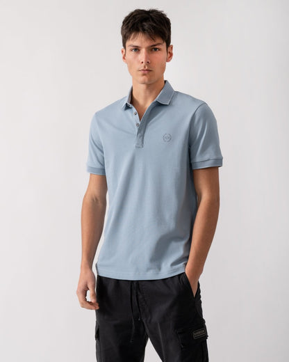 Armani Exchange Mens Short Sleeve Micro Logo Polo Shirt
