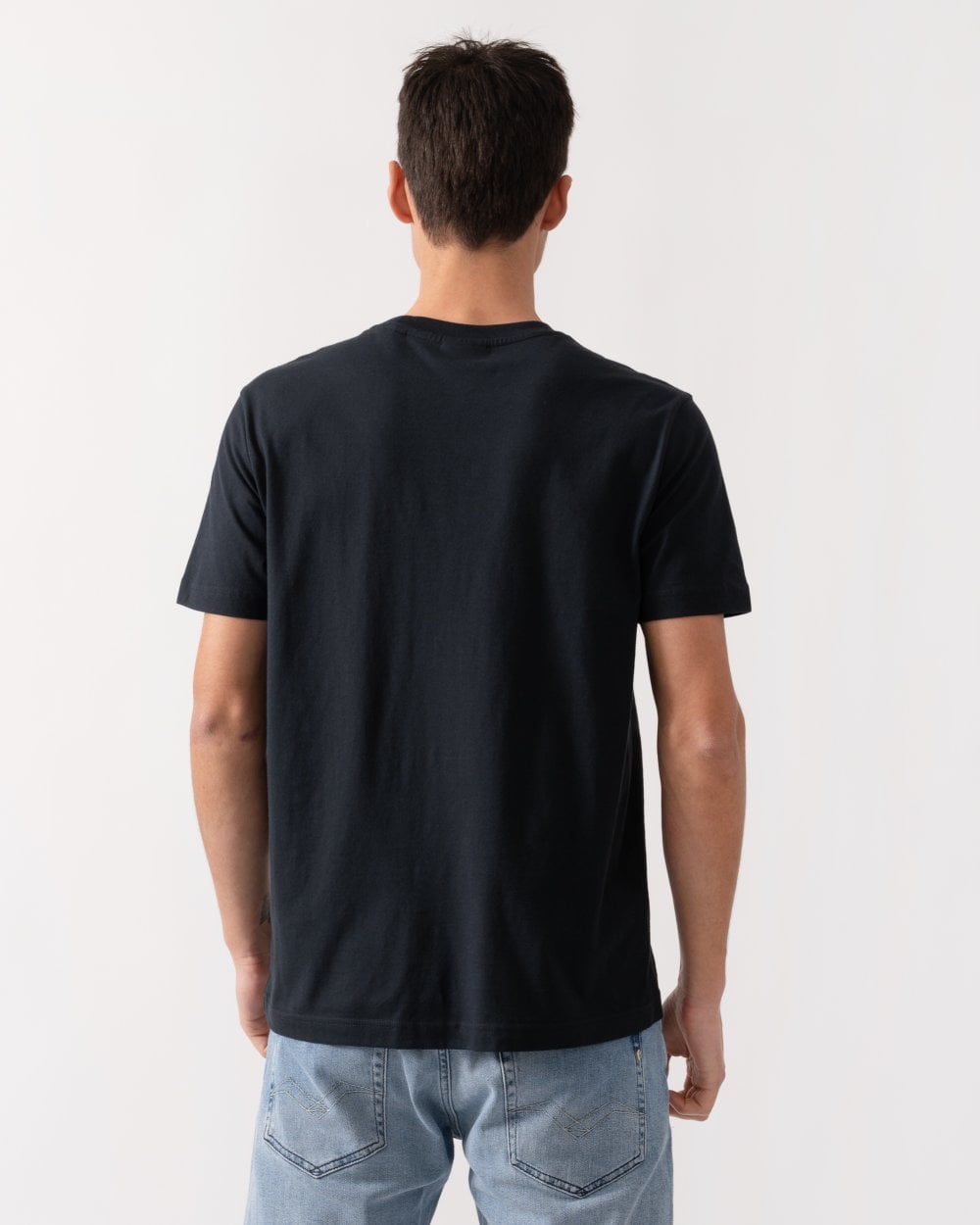 GANT Mens Small Graphic Short Sleeve T-Shirt - 5 Black