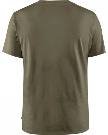 Fjallraven Arctic Fox Mens T-Shirt - Dark Olive