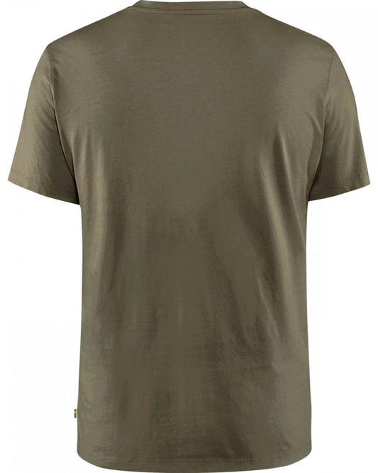 Fjallraven Arctic Fox Mens T-Shirt - Dark Olive