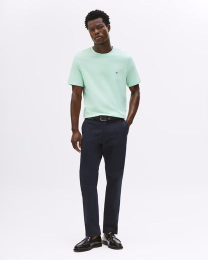 Tommy Hilfiger Essential Seasonal Regular Fit Solid Mens T-Shirt - Opal Green