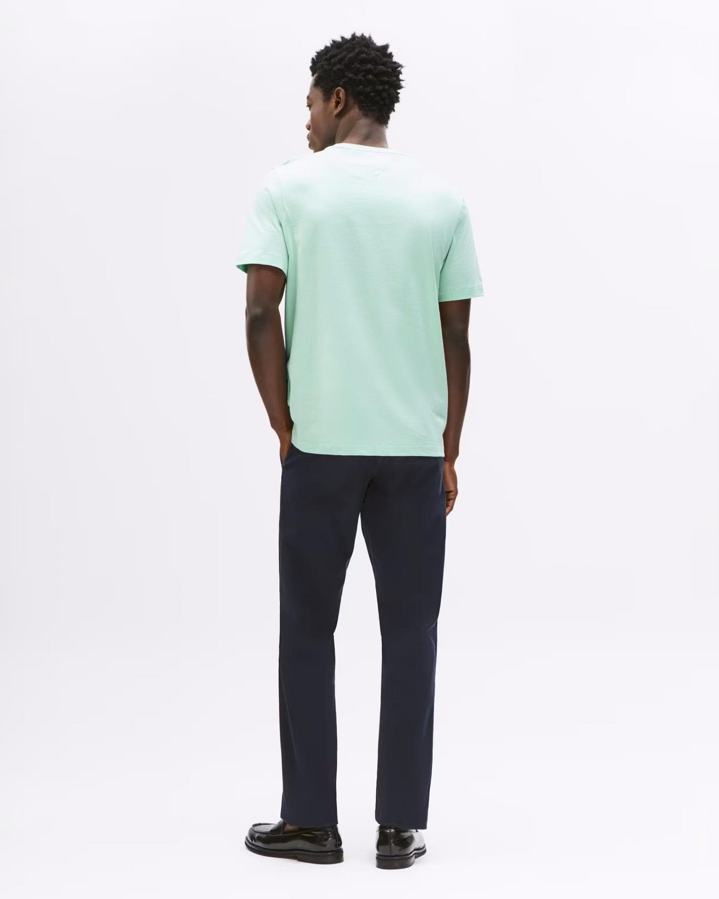 Tommy Hilfiger Essential Seasonal Regular Fit Solid Mens T-Shirt - Opal Green