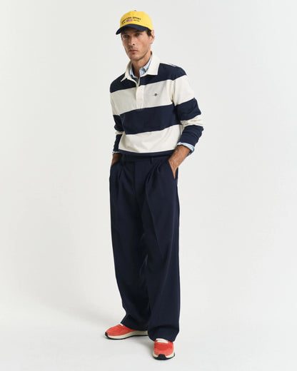 GANT Mens Barstripe Rugger - 433 Evening Blue