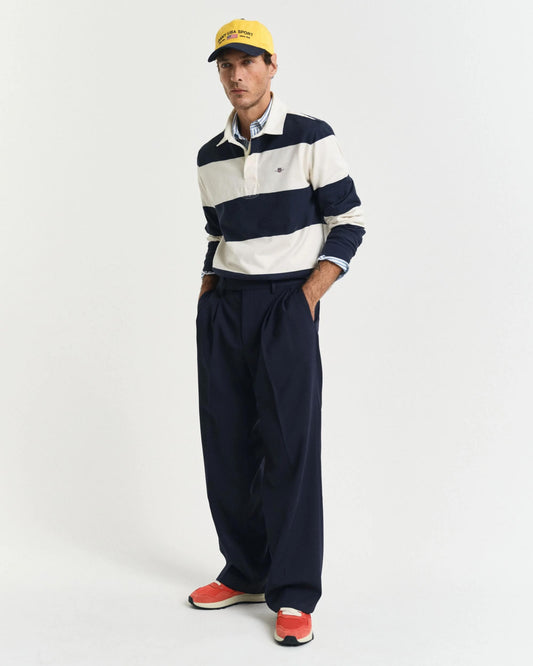 GANT Mens Barstripe Rugger - 433 Evening Blue