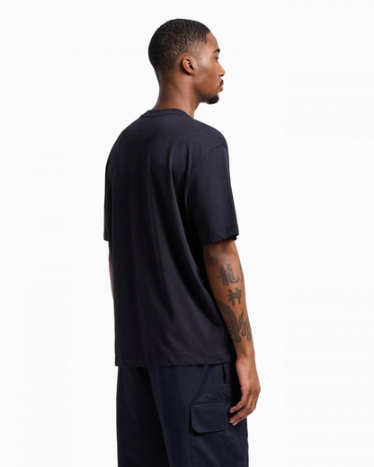 Armani Exchange Mens AX Diamond Logo T-Shirt - Deep Navy UB101
