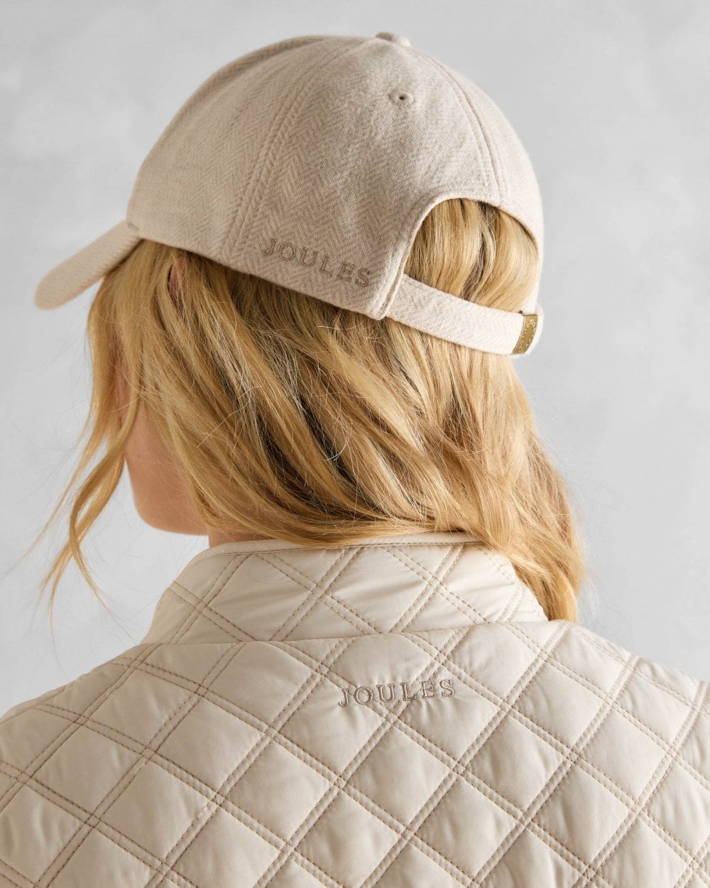 Joules Minx Womens Diamond Quilt Gilet - Cream