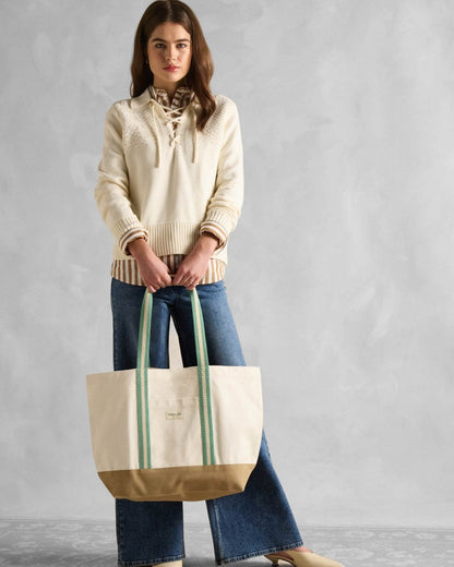 Joules Promenade Womens Tote Bag - Neutral