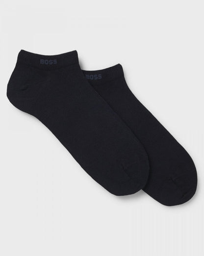 BOSS Orange Two-Pack of Ankle Length Socks in Stretch Fabric NOS