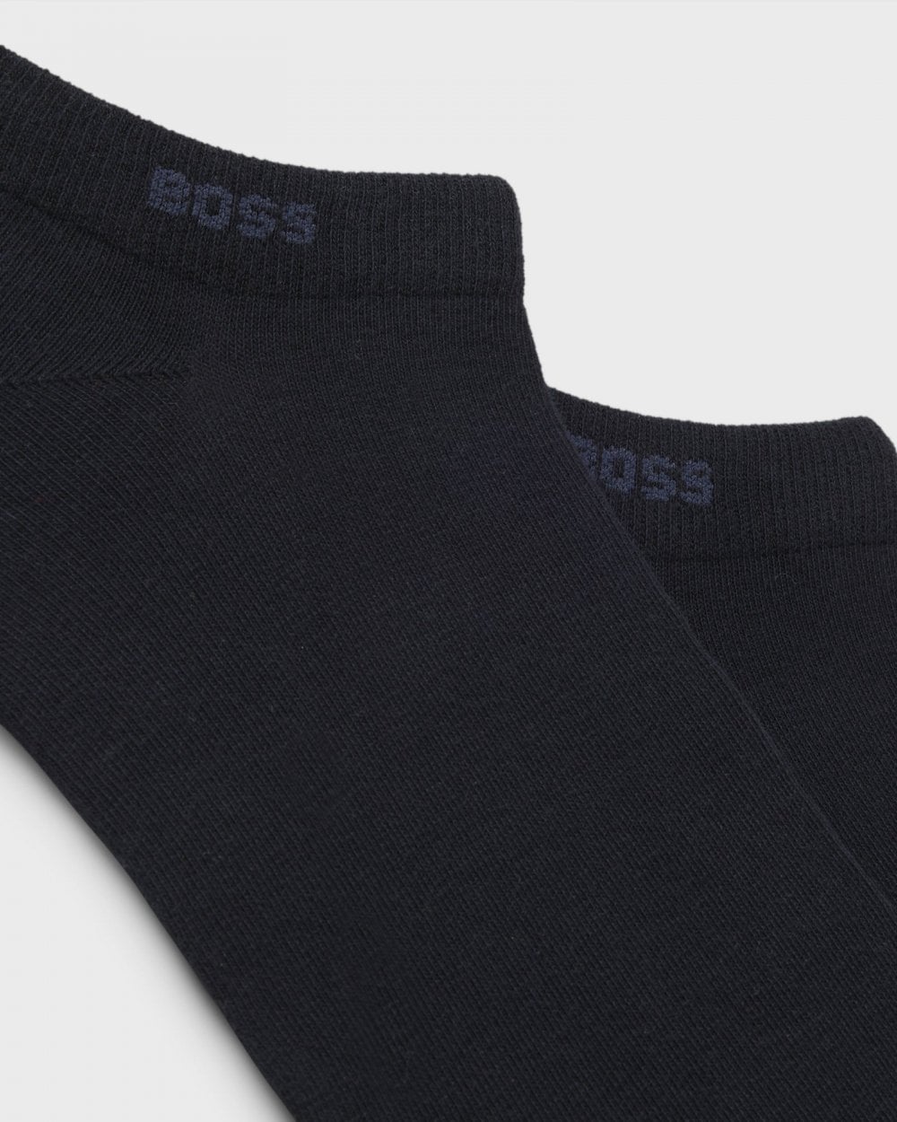 BOSS Orange Two-Pack of Ankle Length Socks in Stretch Fabric NOS - Dark Blue 401